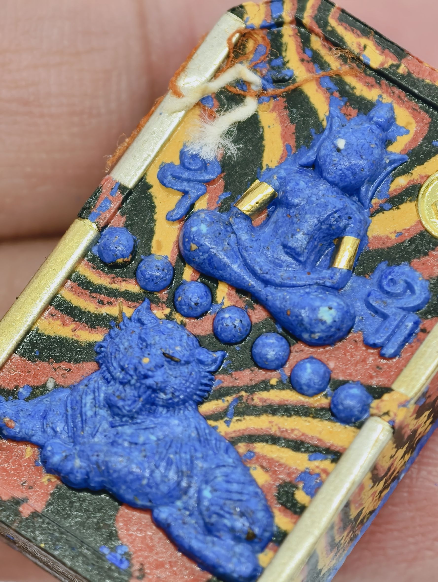 หลวงพ่อประสูติ วัดในเตา สมเด็จเสือนอนกิน พยัคฆ์เศรษฐี ชุดงานมาสเตอร์พีซ กำไลทองคำ เลข88 KA2899