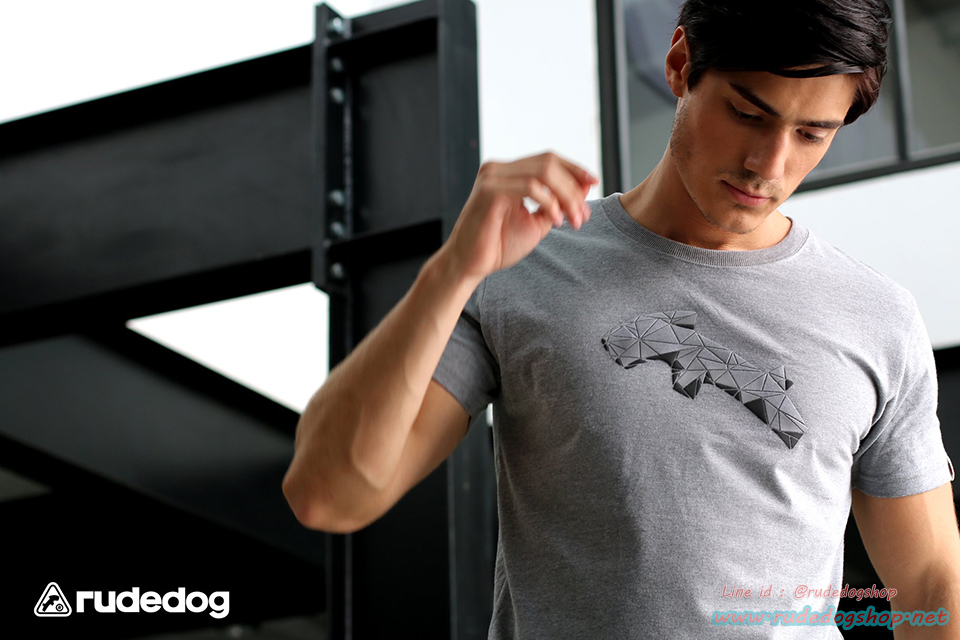 เสื้อยืดคอกรมแขนสั้น rudedog รุ่น BIGDOG 2019 Size M