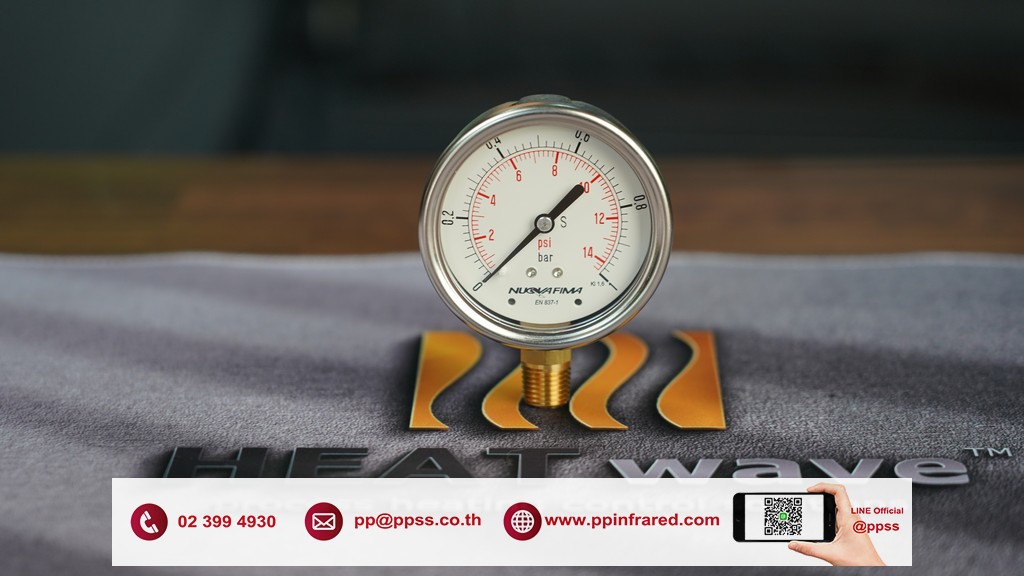 NUOVAFIMA Pressure Gauge 0-1.0 bar l เกจวัดแรงดันแก๊สช่วงแรงดันสูง