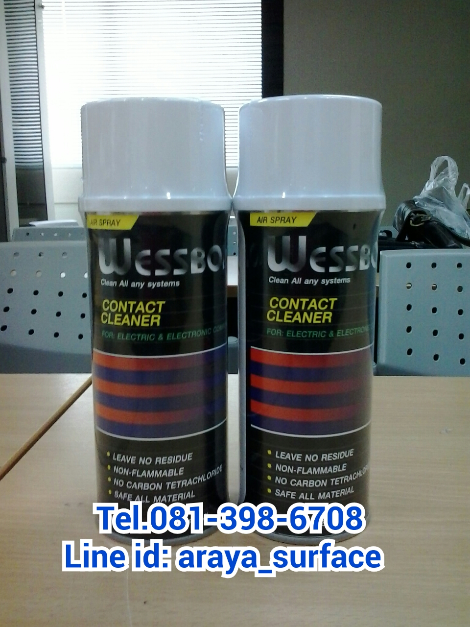 Wessbond Contact Cleaner (เวสบอนส์ คอนแทค คลีนเนอร์) สเปร์ยเวสบอนส์ คอนแทค คลีนเนอร์