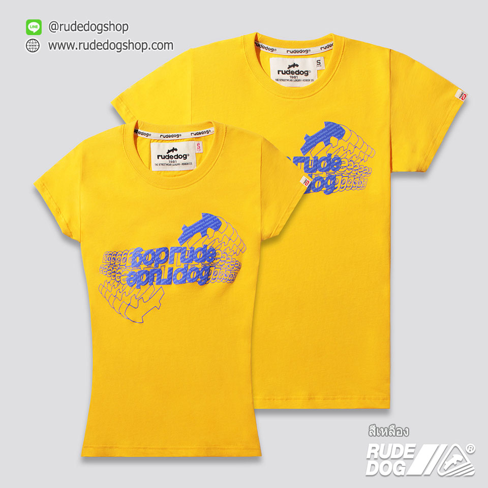 เสื้อยืดแขนสั้น rudedog รุ่น RUSHBAR (รัชบาร์)