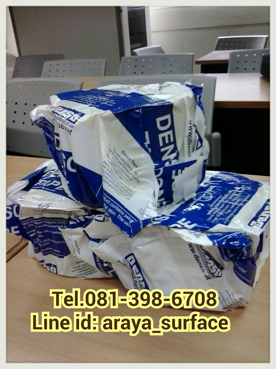 Denso Tape เทปพันท่อใต้ิดิน พันท่อใต้น้ำ เทปพันท่อป้องกันน้ำ ป้องกันการเกิดสนิม ป้องกันการกัดกร่อน ให้ความเหนียวและยืดหยุ่นได้ดี