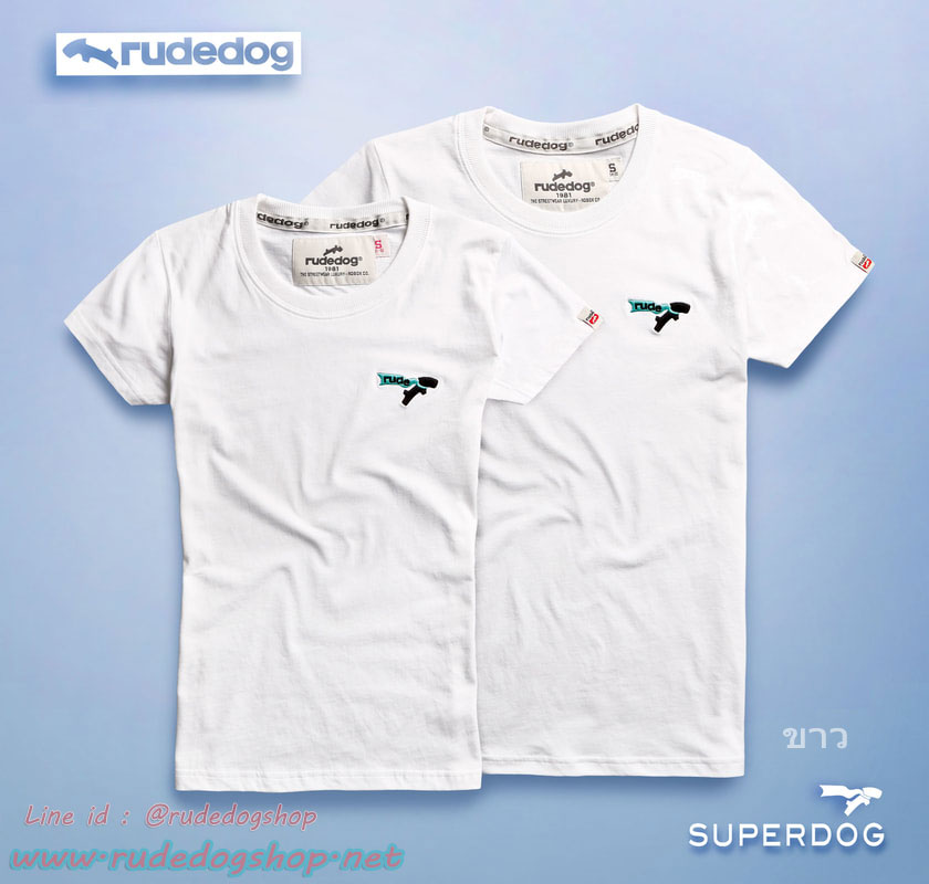 เสื้อยืดคอกรมแขนสั้น rudedog รุ่น Mini Super (มินิซุปเปอร์) Size M