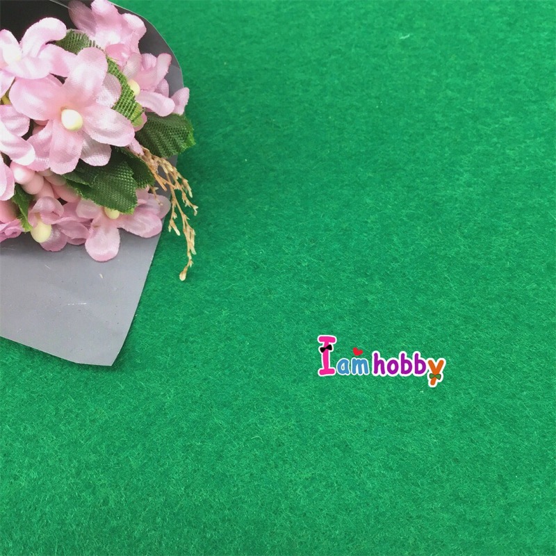ผ้าสักหลาด สีพื้น แบบแข็ง หนา 1 มิล โทนสีเขียว (เลือกสี)