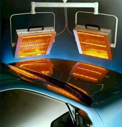 Goldback Quartz Short-Wave Infrared Lamp, 1000W, 230V, TL720MM / OD10MM