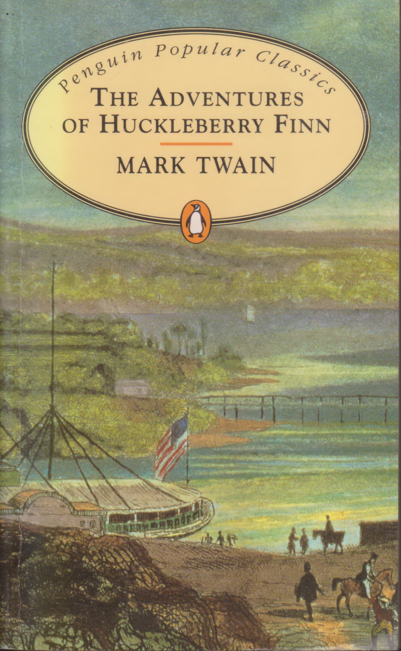 วรรณกรรมเยาวชนภาษาอังกฤษ The Adventures of Huckleberry Finn by Twain, Mark