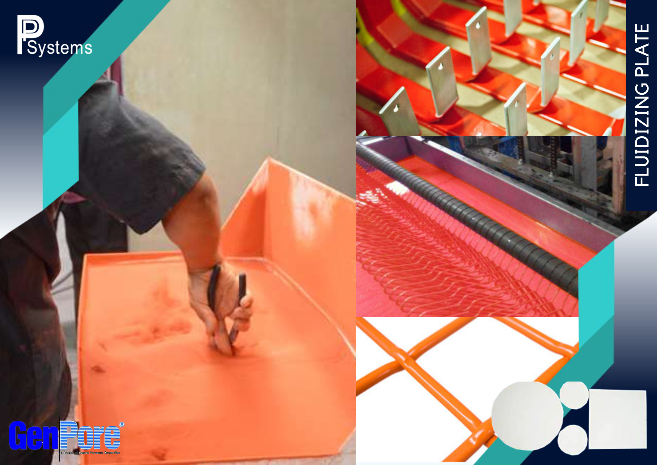 GenPore Fluidized Bed Powder Coating l แผ่นฟลูอิดไดซ์ สำหรับถังพ่นสีแบบจุ่ม