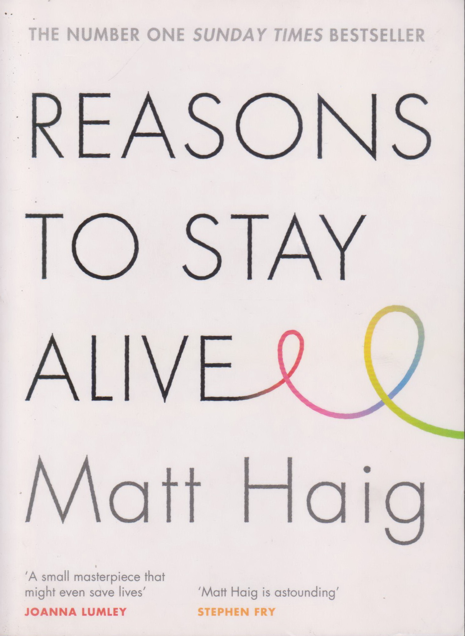 หนังสือภาษาอังกฤษ Reasons to Stay Alive by Matt Haig