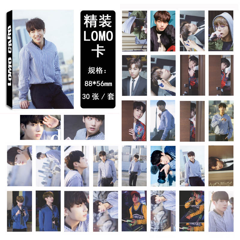 LOMO CARD BTS JUNGKOOK 30รูป