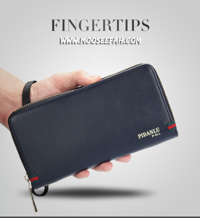 กระเป๋าสตางค์ผูชายใบยาวซิปรอบ MZ-021