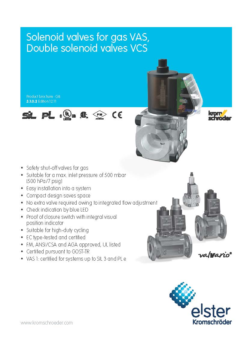 VAS1 1" (230V) Bypass Gas Valve l วาล์วแก๊สไฟฟ้า