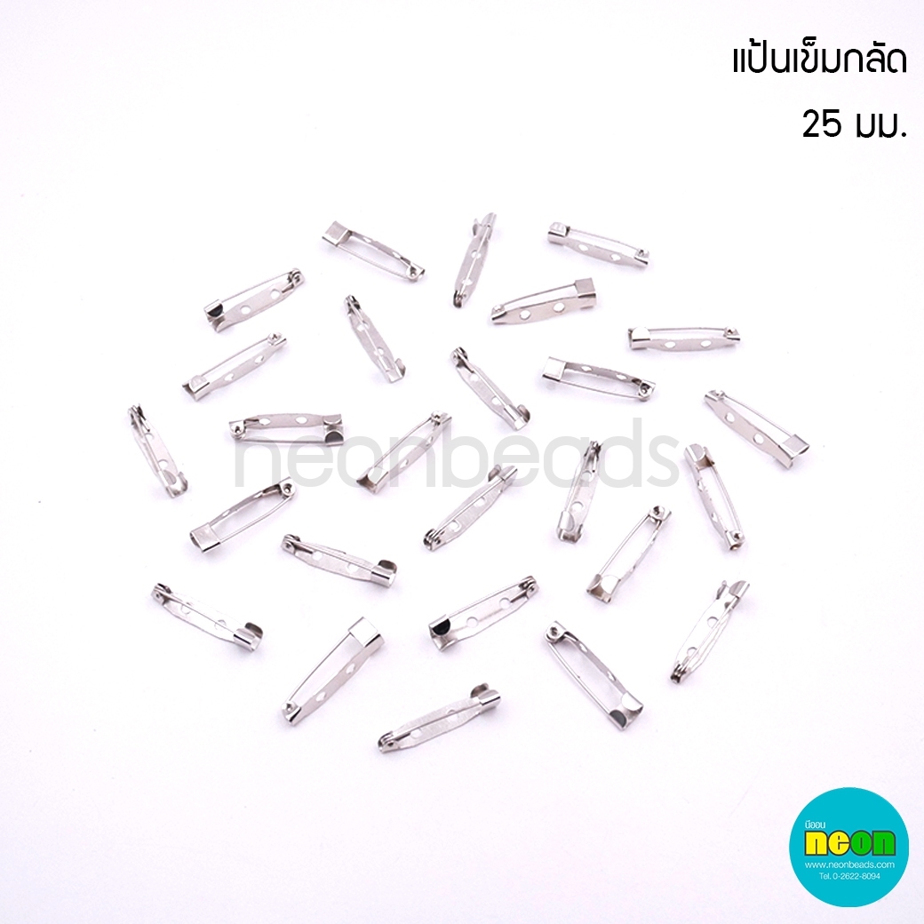 แป้นเข็มกลัด25มม./100ชิ้น