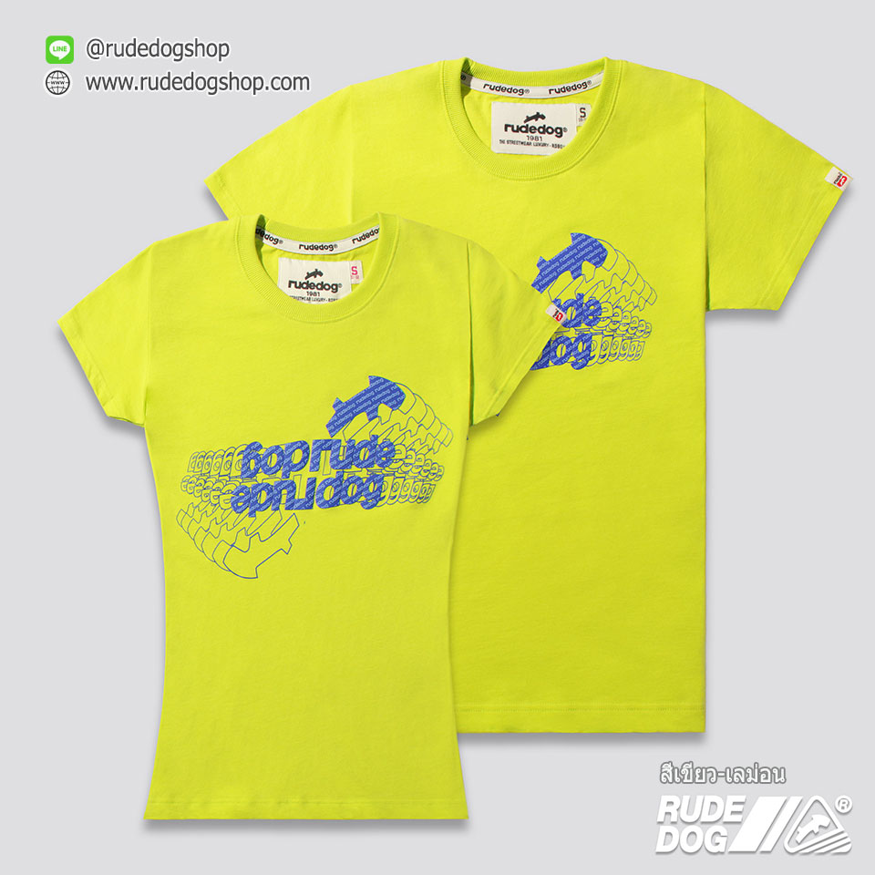 เสื้อยืดแขนสั้น rudedog รุ่น RUSHBAR (รัชบาร์)