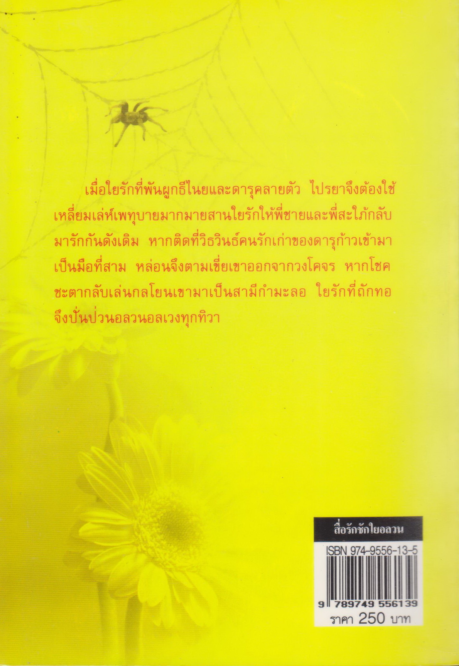 นิยาย สื่อรักชักใยอลวน ผู้เขียน อินตรา