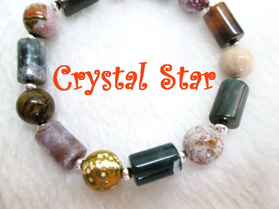 สร้อยข้อมืออาเกตและแจสเปอร์