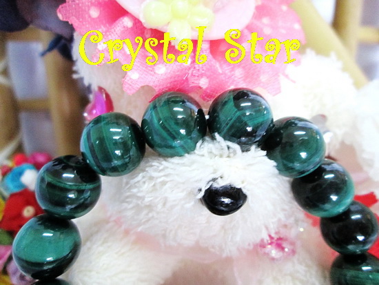 สร้อยข้อมือมาลาไคต์ เกรด A