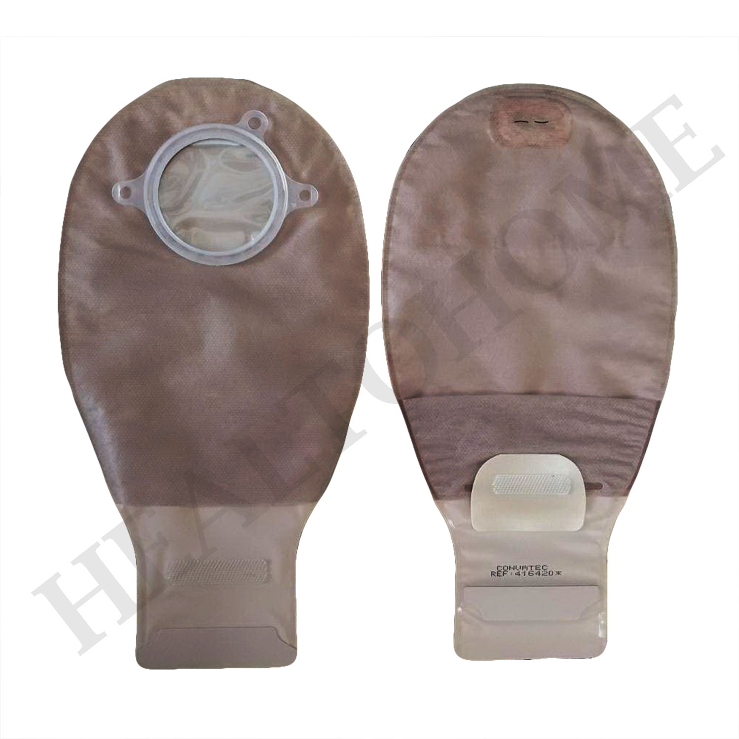 Convatec Natura Drainable Pouch ถุงอุจจาระ ขุ่น มีตัวกรองกลิ่น แบบ 2 ชิ้น (เฉพาะถุง ไม่รวมแป้น)