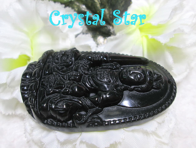 จี้เรนโบว์ออปซิเดียน (พระมัญชุศรีโพธิสัตว์)