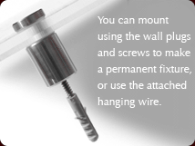 กรอบรูปใสติดผนังขนาด A3 (เจาะผนัง)