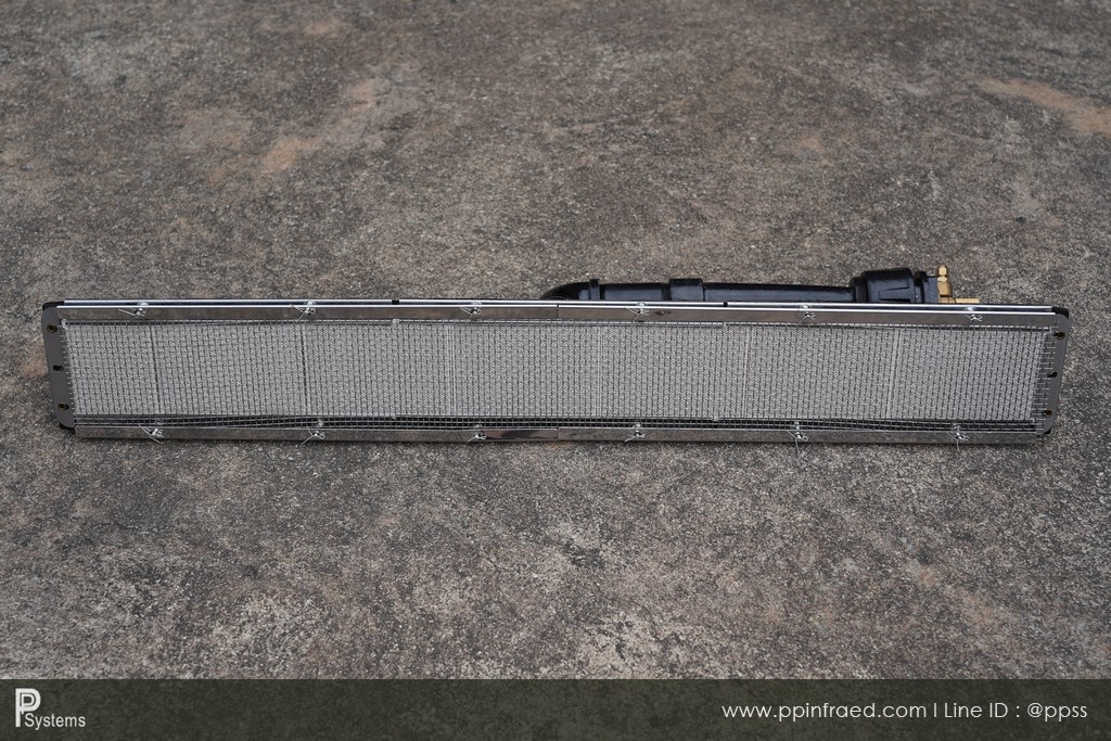 หัวเตาอินฟาเรด KOMPAC MK-262 10.90kW ชนิดเหล็กหล่อ ขนาด 930x130x200