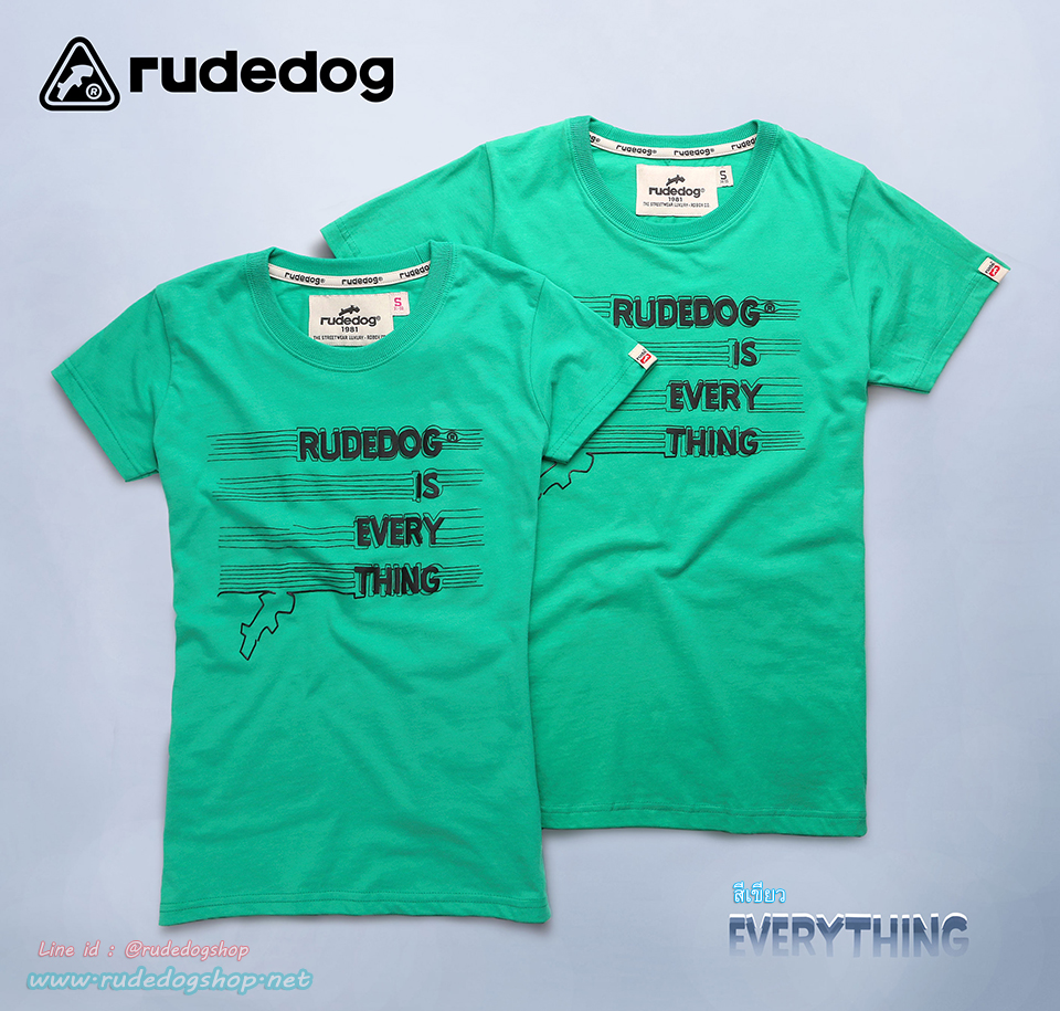 เสื้อยืดแขนสั้นผู้หญิง rudedog รุ่น EveryThing (เอฟเวรี่ติง)