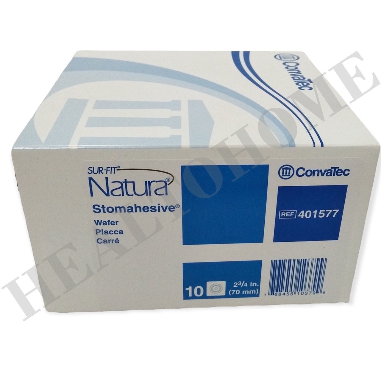Convatec Sur-Fit Natura Stomahesive แป้นสำหรับติดถุงอุจจาระ แบบเต็มแผ่น (เฉพาะแป้น ไม่รวมถุง)