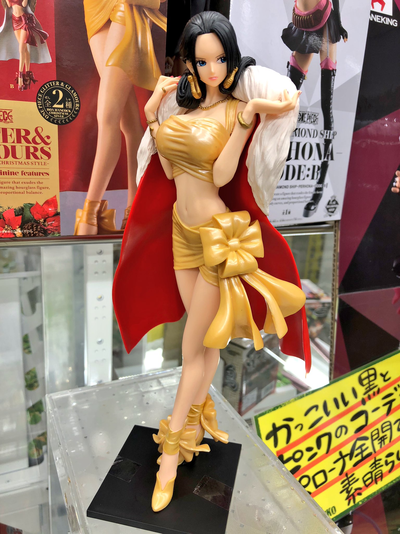 โมเดล ฟิกเกอร์วันพีชแท้ Glitter & Glamours Boa hancock christmas style