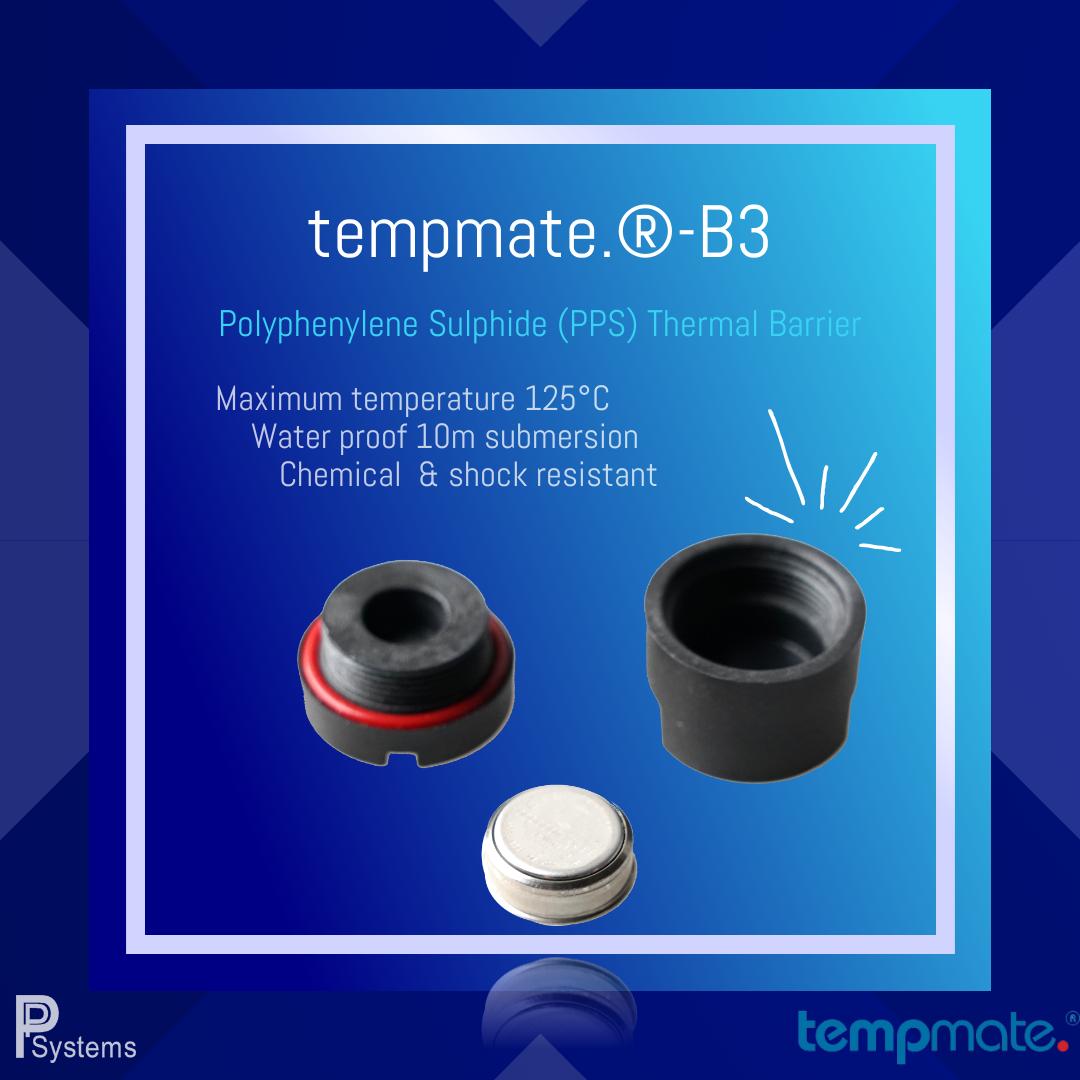 tempmate.®-B Series Mini Temperature Data Logger for Process Monitoring l เครื่องบันทึกอุณหภูมิขนาดเล็ก กระดุมวัดอุณหภูมิ สำหรับวัดอุณหภูมิในไลน์ผลิตสินค้าอุณหภูมิไม่เกิน 125°C