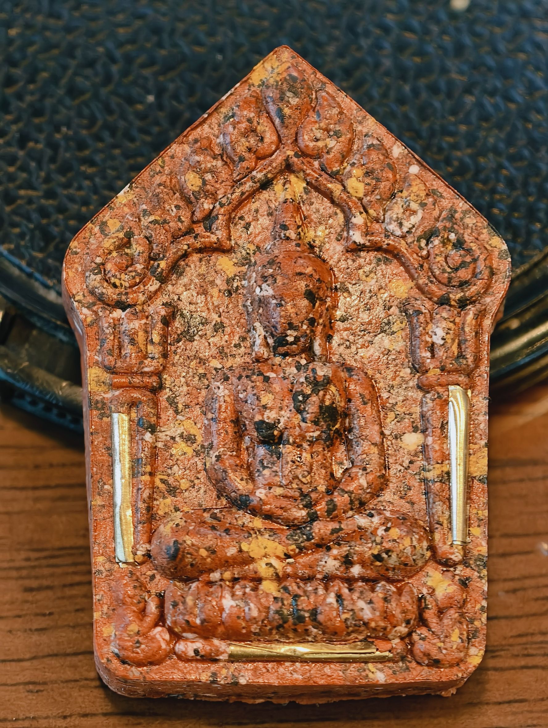 หลวงปู่มหาศิลา สวนสงฆ์แกเปะ ขุนแผน ล้านรวยรวย หลังพระคาถาหัวใจขุนแผน ตะกรุดเงิน 3ดอก KA4259