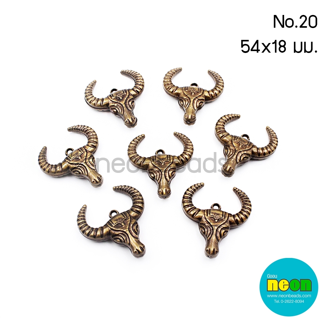 อะคริลิกสีทองเหลืองno.20.คาราบาว54*48mm.