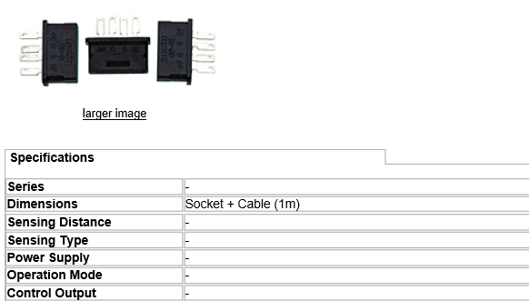 Autonics CT-02, BS5 Series Cable (1m)