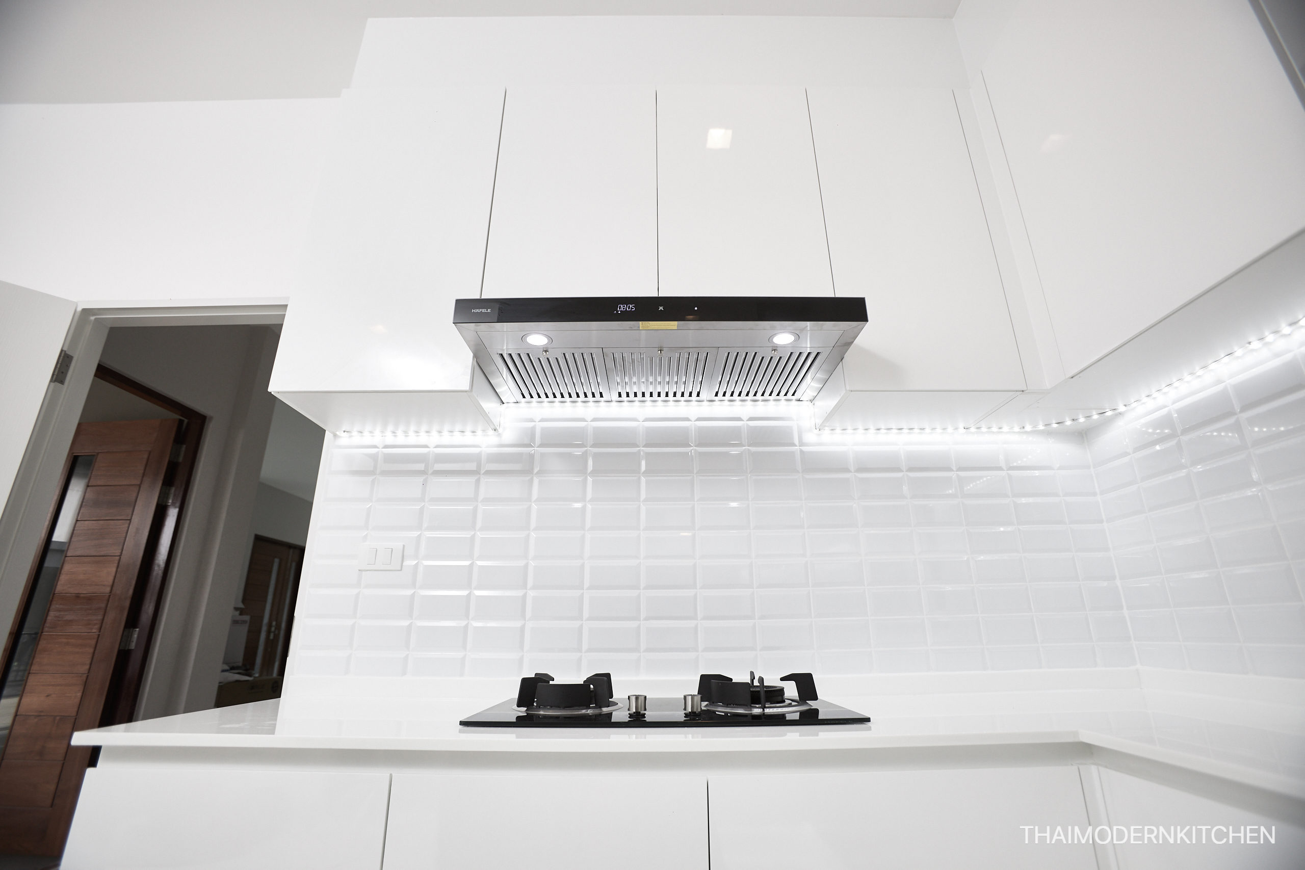 ครัวบิ้วอิน บ้านคุณ ทนงศักดิ์ 1.2+1.96+2.2 ตู้ล่าง 2.2+3.16+2.2 ตู้บน