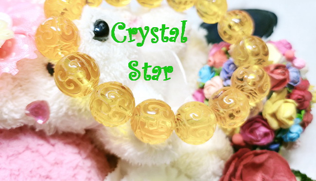 สร้อยข้อมือโทปาซสีเหลือง