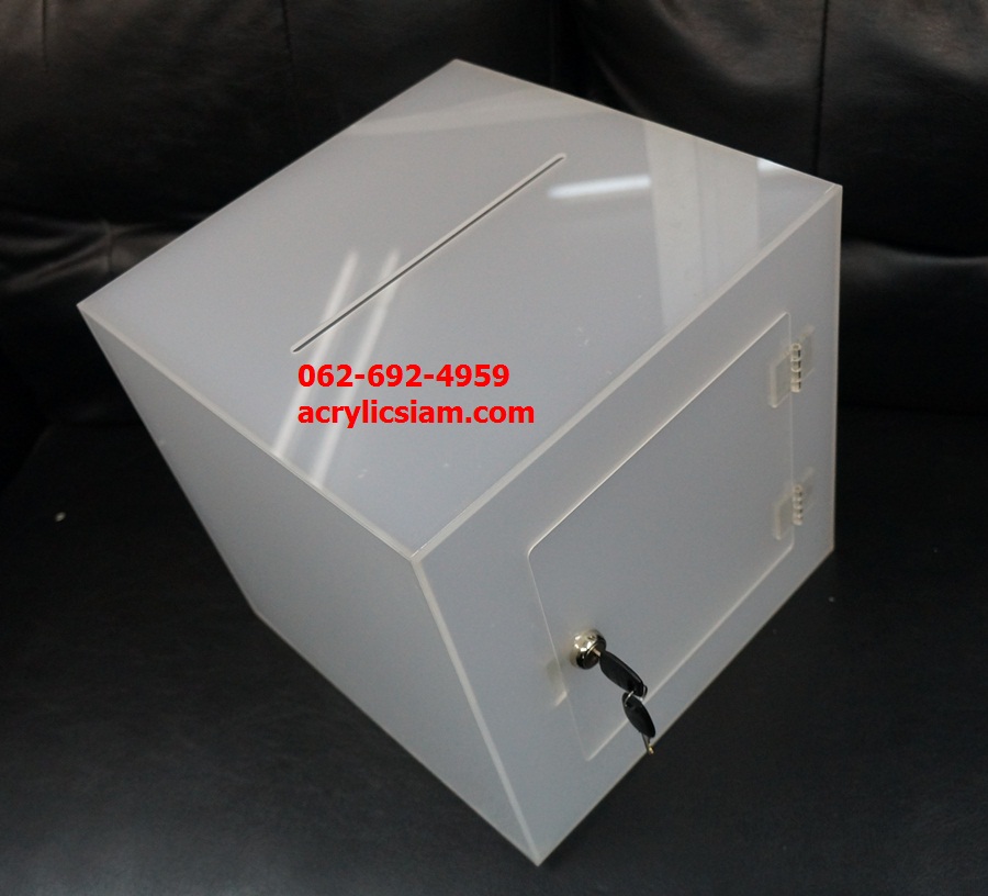 กล่องรับความคิดเห็นขนาด 12*12*12 นิ้ว