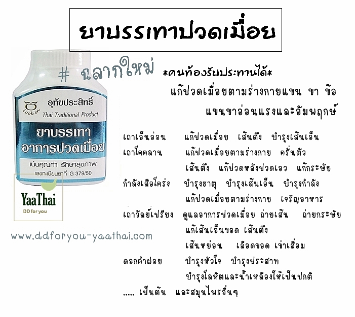 ยาบรรเทาปวดเมื่อย