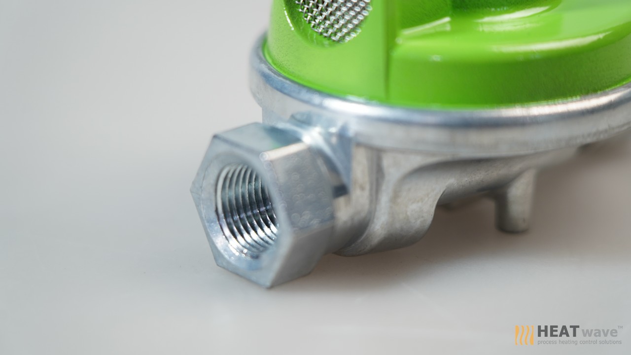 Low Pressure Regulator for LPG, Output 50-100mbar, Size 1/4" x 3/8" NPT