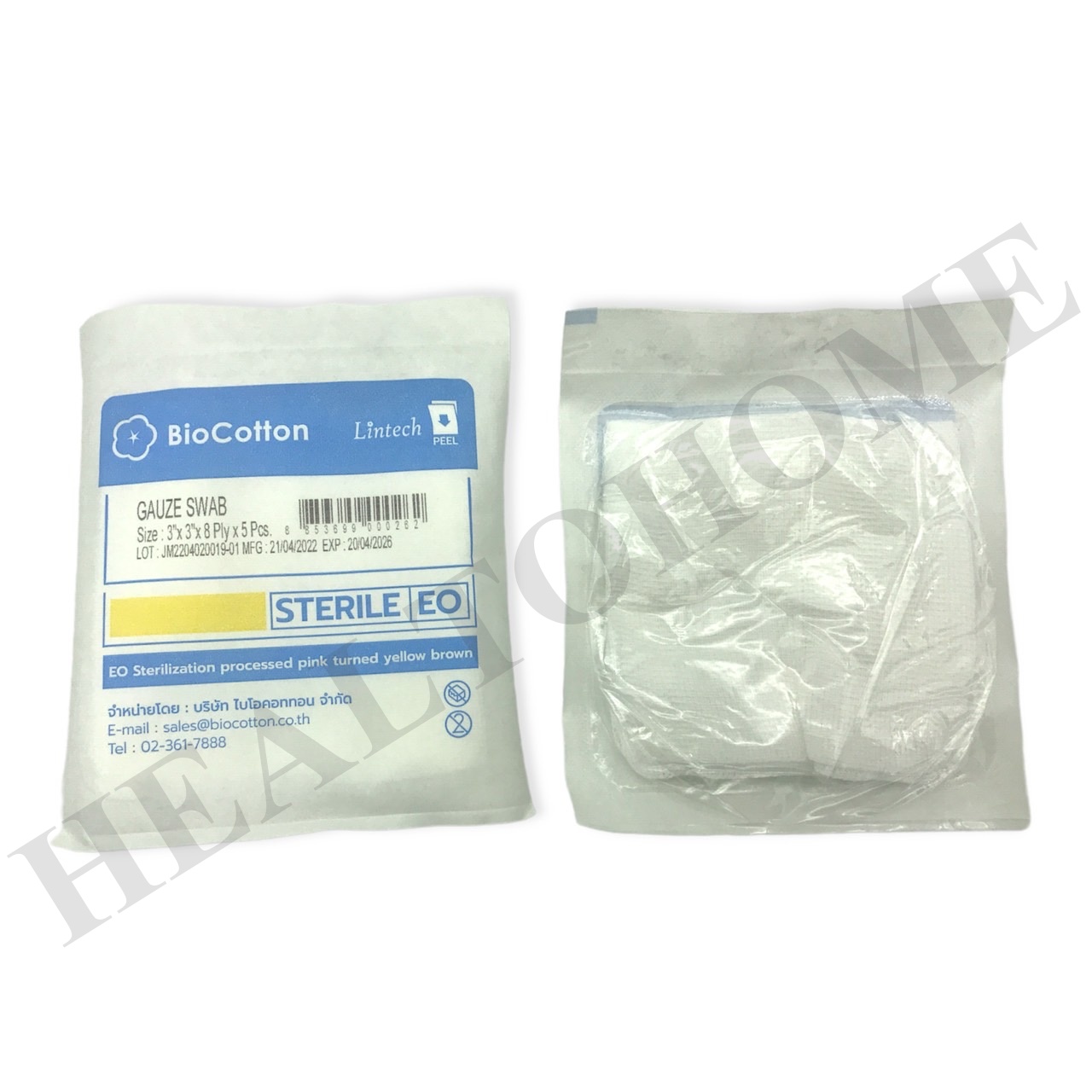Lintech Gauze Sterile ผ้าก๊อส ปราศจากเชื้อ