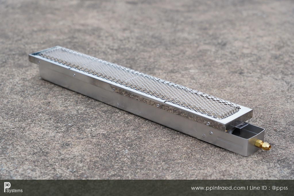 หัวเตาอินฟาเรด THD HD538 3.90KW ขนาด 538x85x65