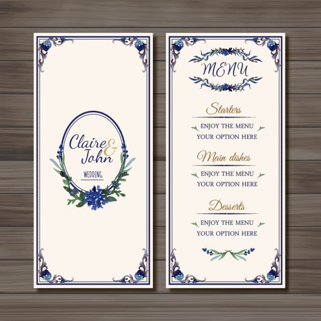 การ์ดแต่งงาน Wedding card สไตล์การออกแบบดีไซน์แบบคลาสิกหรูหราใช้สีขาวตัดกับสีน้ำเงินเพิ่มความโดดเด่นสุดๆ การ์ดงานแต่ง ไว้สำหรับ เรียนเชิญแขกผู้มีเกียรติเข้ามาร่วมงานแต่งงาน // ตัวอย่างดีไซน์ การ์ดแต่งงาน การ์ดเชิญ การ์ดสวยๆ