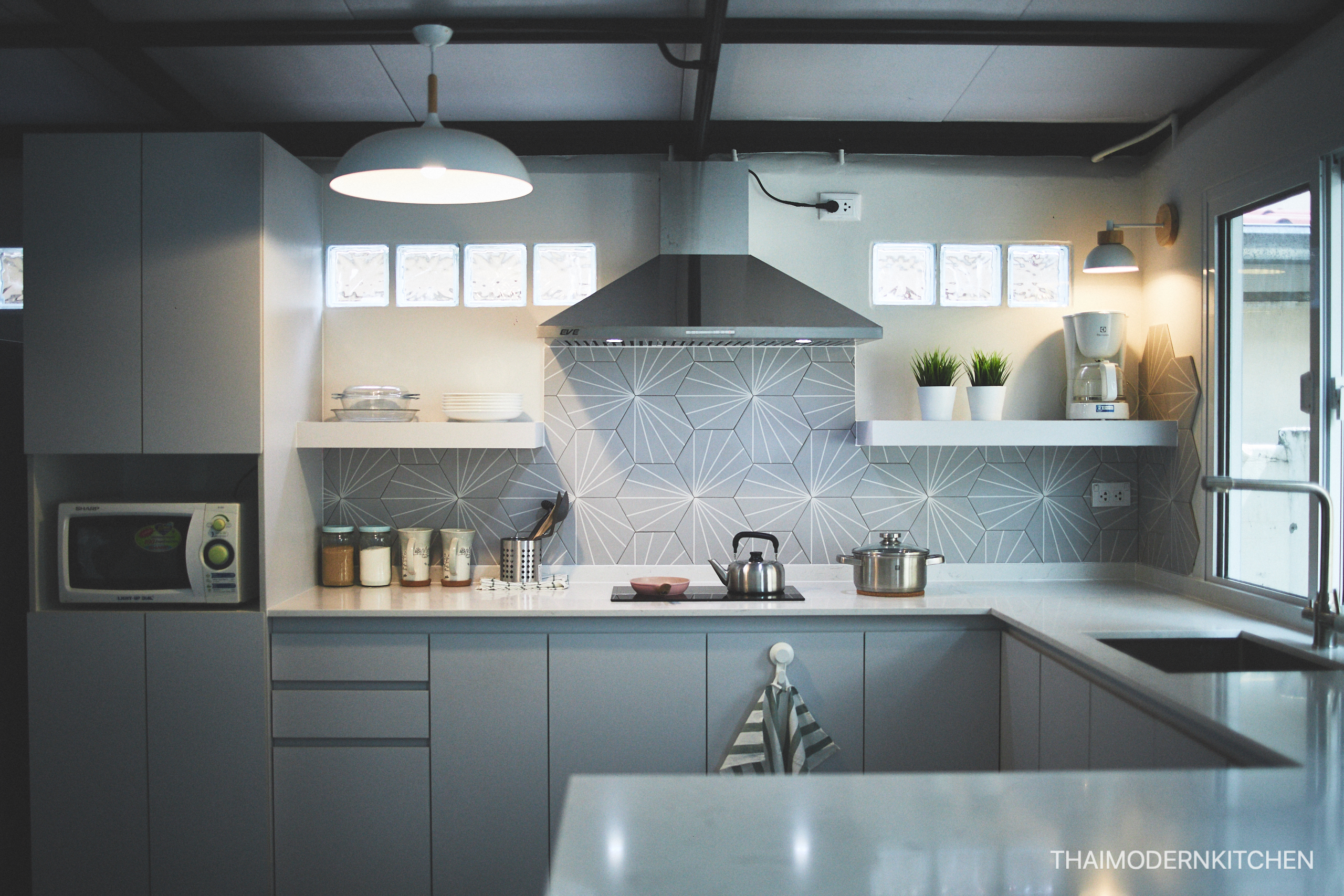 ครัวบ้านคุณ มงคลชัย 2..4+1 ตู้ล่าง Island 1.5*0.8 2.1 ตู้ T