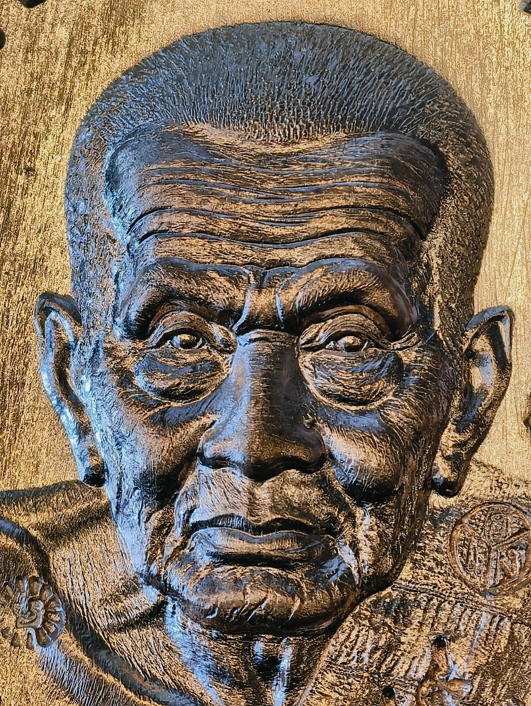 หลวงปู่ทวด วัดช้างให้ หลวงปู่เฮง ปภาโส วัดบ้านด่านช่องจอม เหรียญปาฏิหาริย์ เทพเจ้าแห่งโชคลาภ KA4636