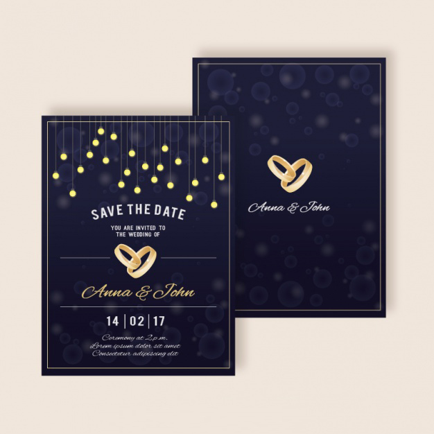 การ์ดแต่งงาน Wedding card สไตล์การออกแบบดีไซน์แบบใช้โทนสีครามเข้มๆและจัดวางตัวหนังสืออย่างสวยงามไม่เหมือนใคร การ์ดงานแต่ง ไว้สำหรับ เรียนเชิญแขกผู้มีเกียรติเข้ามาร่วมงานแต่งงาน // ตัวอย่างดีไซน์ การ์ดแต่งงาน การ์ดเชิญ การ์ดสวยๆ