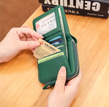 กระเป๋าสตางค์ผู้หญิงใบสั้น XI YAN