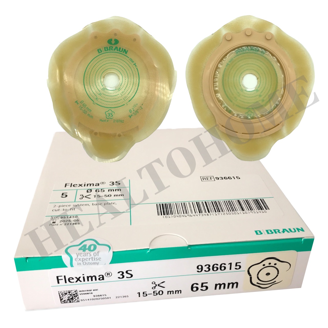 B Braun Flexima 3S แป้นติดหน้าท้อง (เฉพาะแป้น)