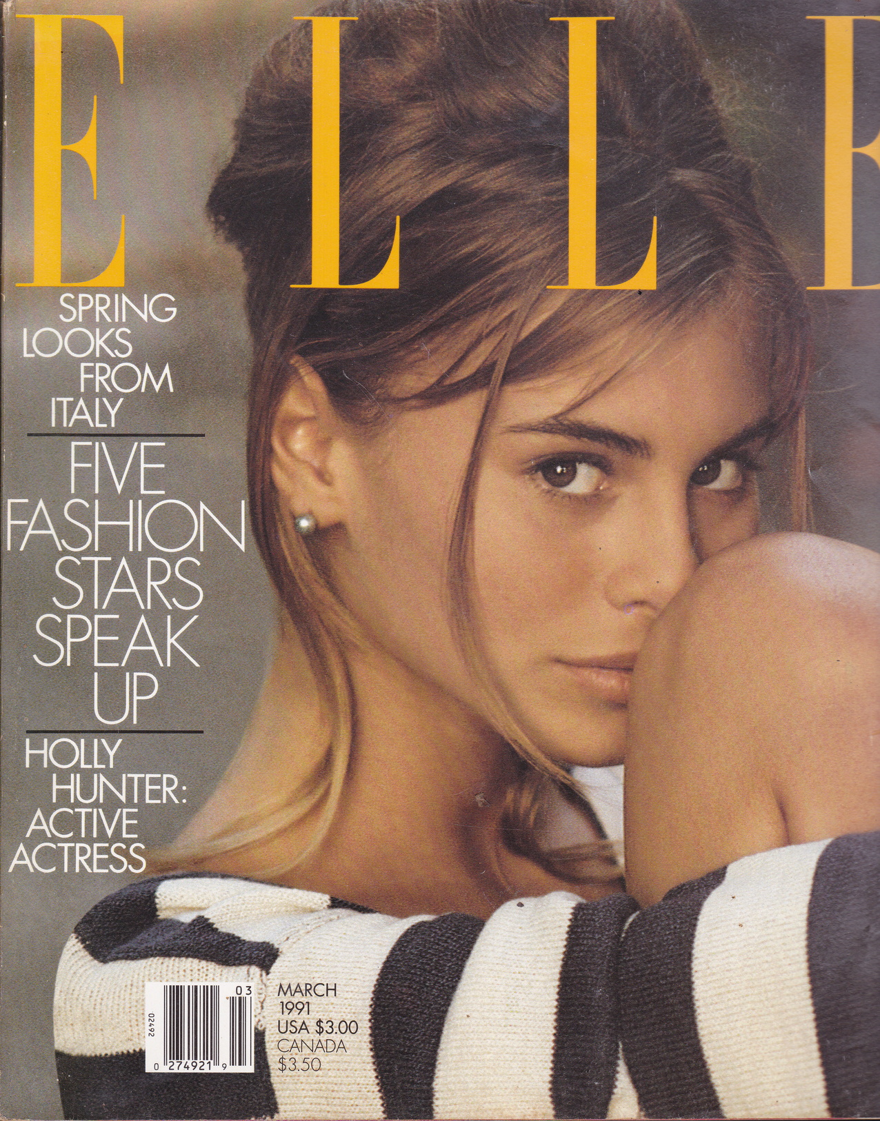นิตยสาร ELLE ภาษาอังกฤษ ฉบับเดือนมีนาคม ปี 1991