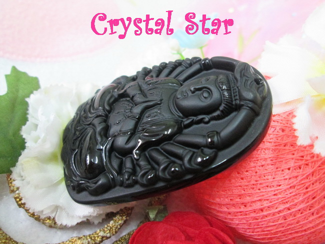 จี้เจ้าแม่กวนอิม (Obsidian)