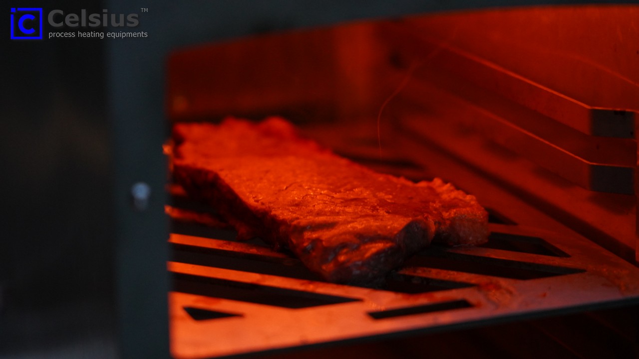 CELSIUS ANYxGRILL IR-RED ® FLAME - RB1 METAL FIBER BURNER l เตาย่างสเต็กอินฟาเรด ชนิดเมทัลไฟเบอร์