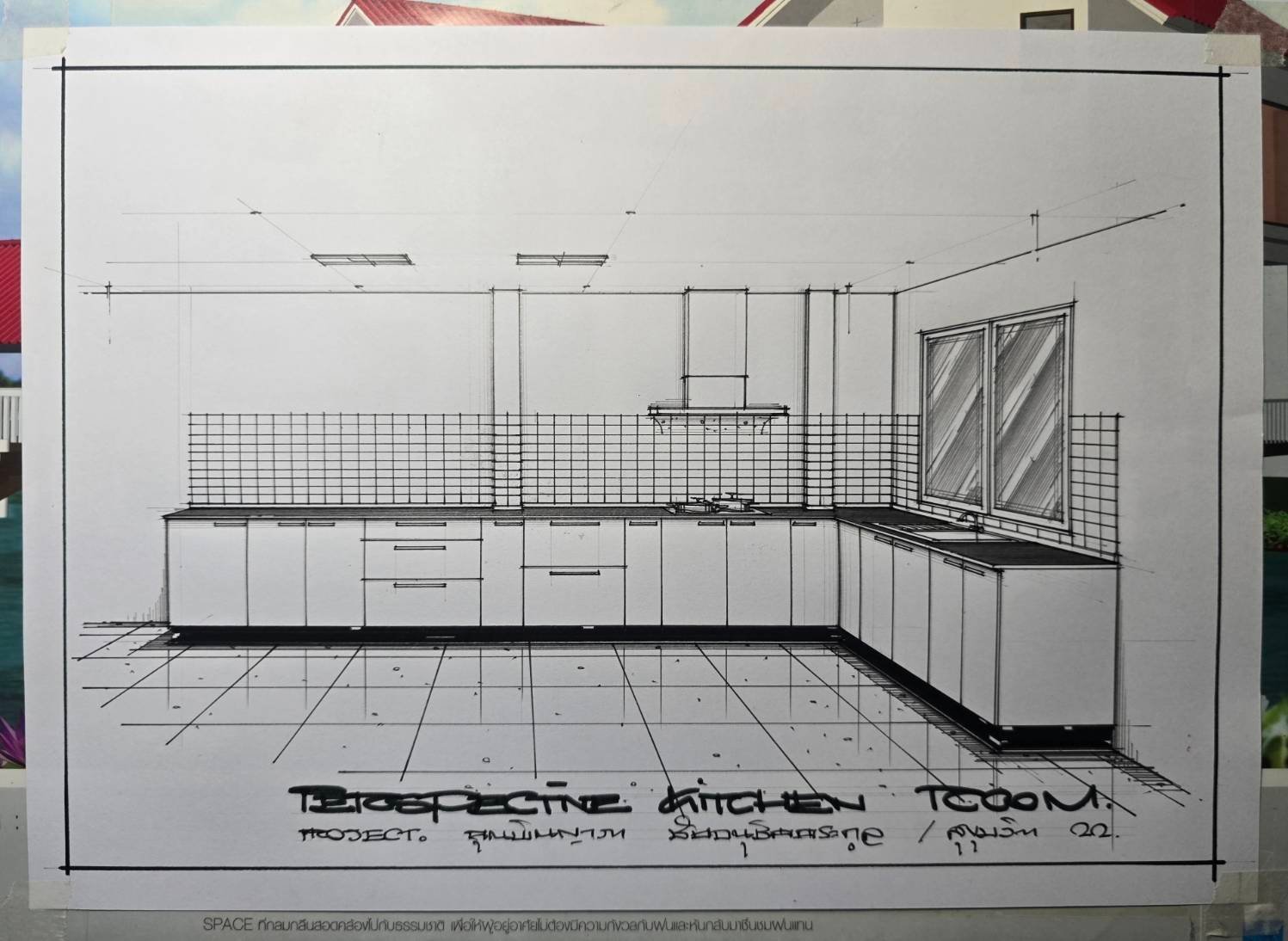 ครัวบิ้วอิน 7 3 เมตร ตู้ล่าง