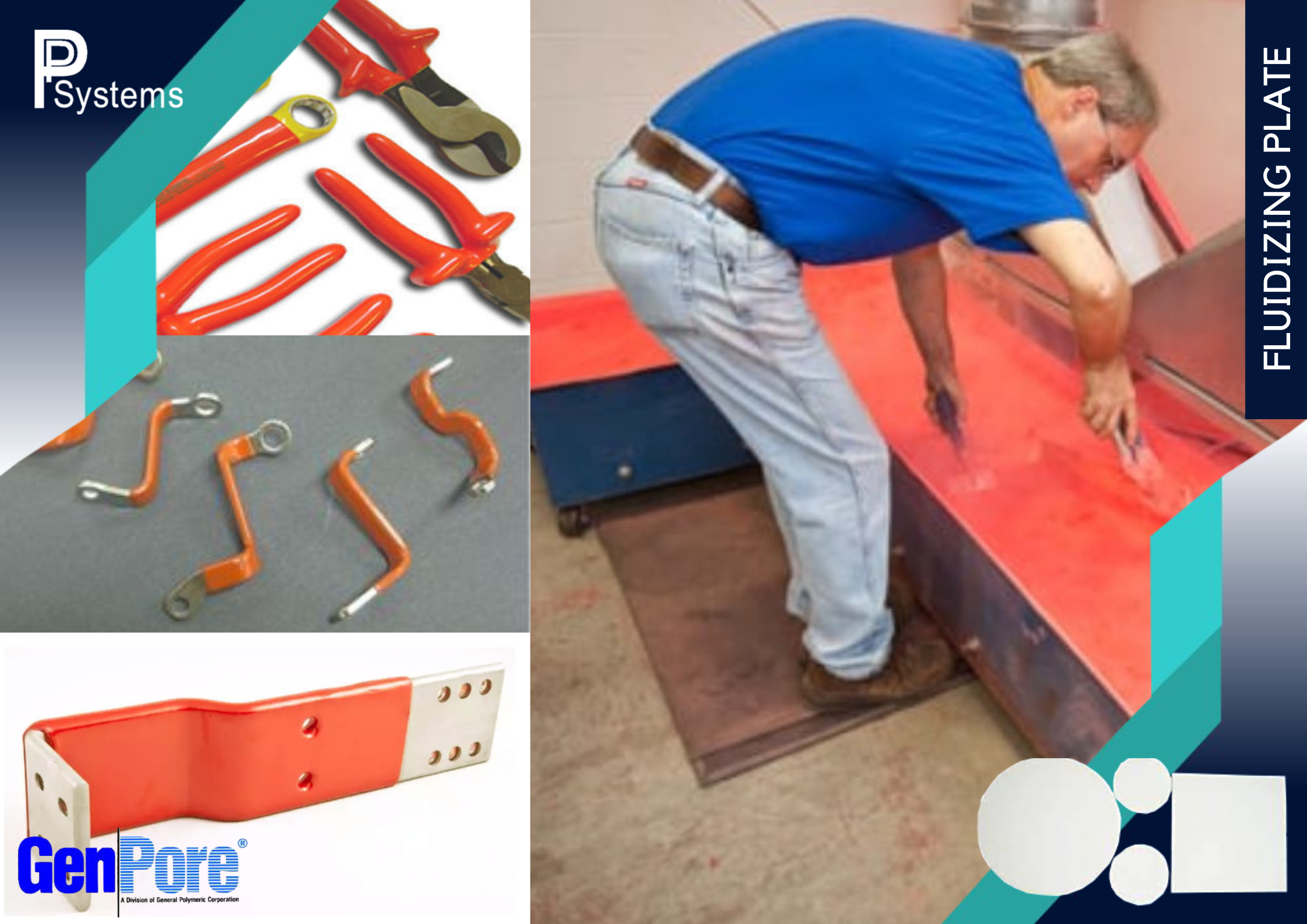 GenPore Fluidized Bed Powder Coating l แผ่นฟลูอิดไดซ์ สำหรับถังพ่นสีแบบจุ่ม