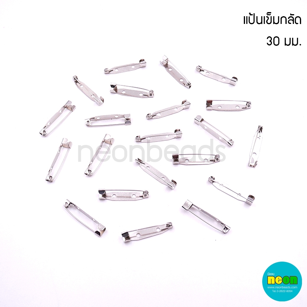 แป้นเข็มกลัด30มม./100ชิ้น